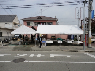 イベントテント施工1