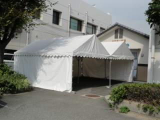 イベントテント施工2