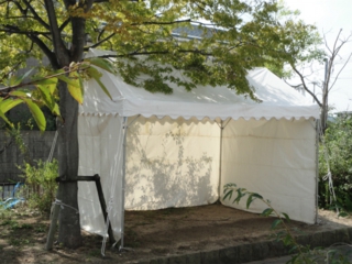 イベントテント施工3